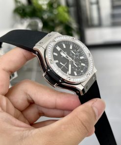 Hublot Big Bang Chronograph Titanium Black Color Rep Watch 44mm (5)