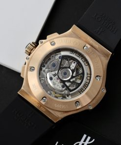 Hublot Big Bang King Gold Diamonds Pave Chronograph Fake Watch 44mm (2)