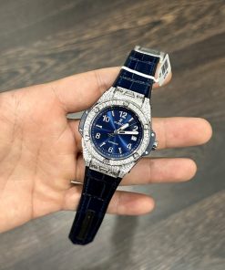 Hublot Big Bang One Click Customs Moissanite Diamonds Best Replica 39mm (8)