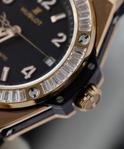 Hublot Big Bang One Click King Gold Bezel Diamonds Baguette 39mm (1)