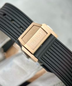 Hublot Big Bang One Click King Gold Customs Bezel Moissanite Diamonds 39mm (2)