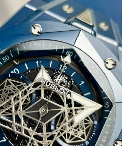 Hublot Big Bang Sang Bleu Blue Ceramic Replica Watches BBF 45mm (1)