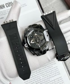 Hublot Big Bang Sang Bleu II Ceramic Black Replica Watches 45mm (8)