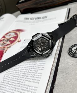 Hublot Big Bang Sang Bleu II Ceramic Black Replica Watches 45mm (8)