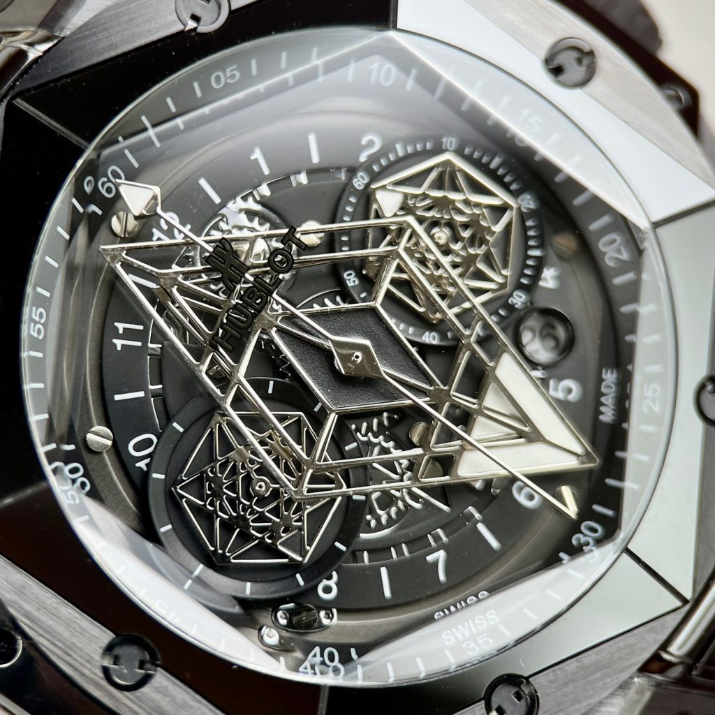 Hublot Big Bang Sang Bleu II Ceramic Black Replica Watches 45mm (8)