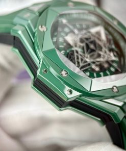 Hublot Big Bang Sang Bleu II Green Ceramic Replica Watches BBF (10)