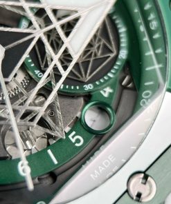 Hublot Big Bang Sang Bleu II Green Ceramic Replica Watches BBF (10)