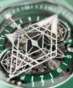 Hublot Big Bang Sang Bleu II Green Ceramic Replica Watches BBF (10)
