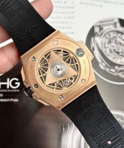 Hublot Big Bang Sang Bleu II King Gold White Replica BB Factory 45mm (3)