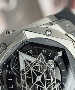 Hublot Big Bang Sang Bleu II Titanium Black Replica BB Factory 45mm (7)