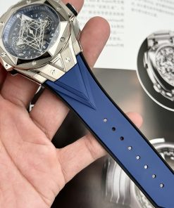 Hublot Big Bang Sang Bleu II Titanium Blue Replica BB Factory 45mm (1)