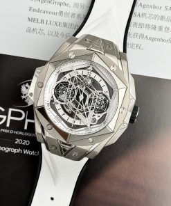 Hublot Big Bang Sang Bleu II Titanium White Best Replica BBF 45mm (1)