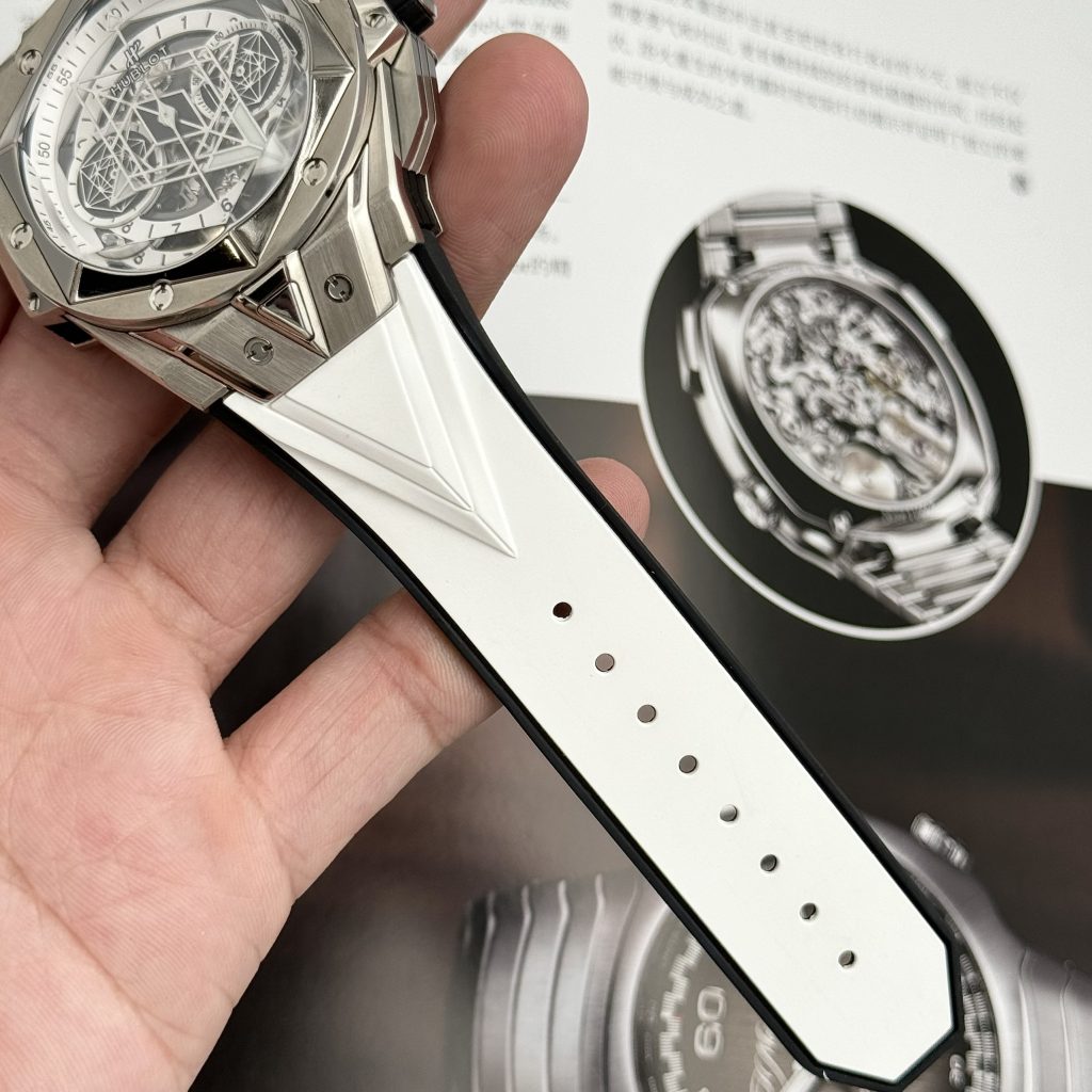 Hublot Big Bang Sang Bleu II Titanium White Best Replica BBF 45mm (1)