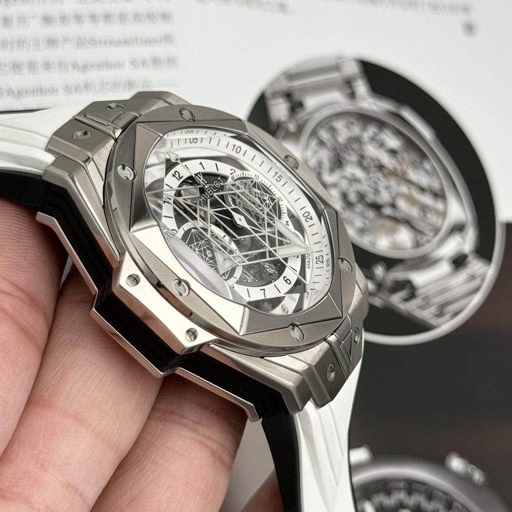 Hublot Big Bang Sang Bleu II Titanium White Best Replica BBF 45mm (1)