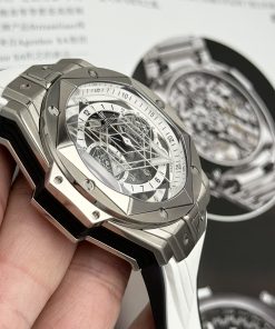 Hublot Big Bang Sang Bleu II Titanium White Best Replica BBF 45mm (1)