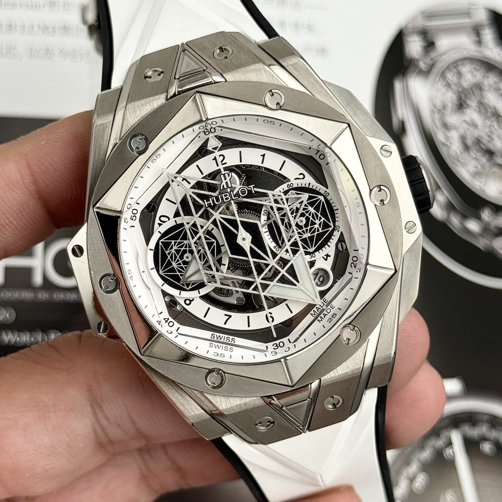 Hublot Big Bang Sang Bleu II Titanium White Best Replica BBF 45mm (1)