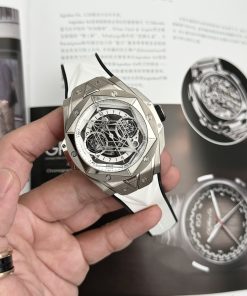 Hublot Big Bang Sang Bleu II Titanium White Best Replica BBF 45mm (1)