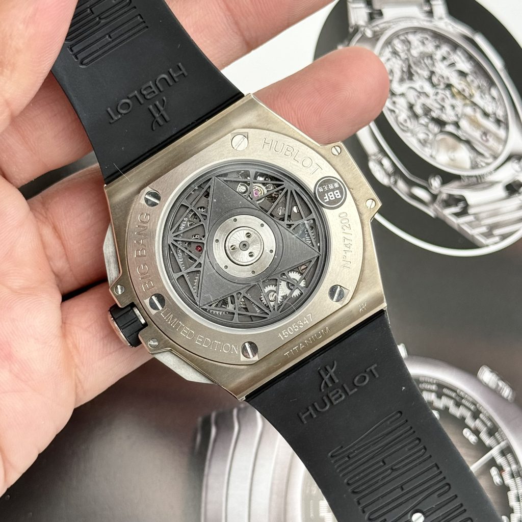 Hublot Big Bang Sang Bleu II Titanium White Best Replica BBF 45mm (1)