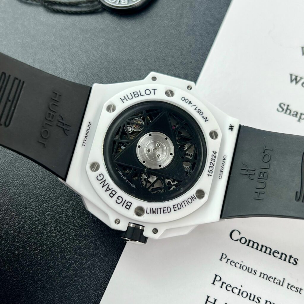 Hublot Big Bang Sang Bleu II White Ceramic Replica Watches Best (9)