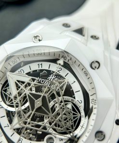 Hublot Big Bang Sang Bleu II White Ceramic Replica Watches Best (9)