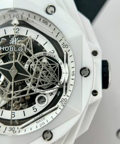 Hublot Big Bang Sang Bleu II White Ceramic Replica Watches Best (9)
