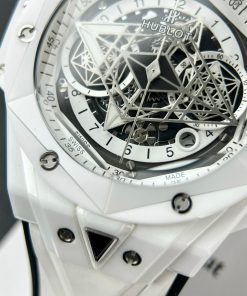 Hublot Big Bang Sang Bleu II White Ceramic Replica Watches Best (9)
