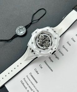 Hublot Big Bang Sang Bleu II White Ceramic Replica Watches Best (9)