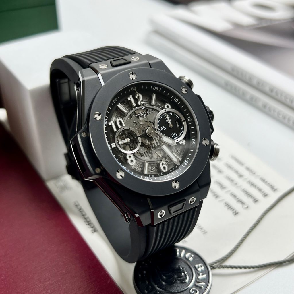Hublot Big Bang Unico Black Magic Replica Watches Ceramic 45mm (1)