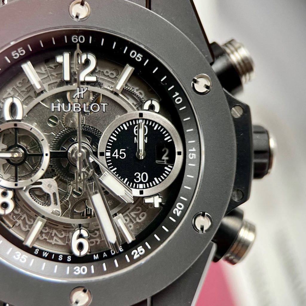 Hublot Big Bang Unico Black Magic Replica Watches Ceramic 45mm (1)