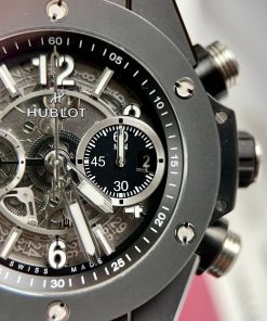 Hublot Big Bang Unico Black Magic Replica Watches Ceramic 45mm (1)