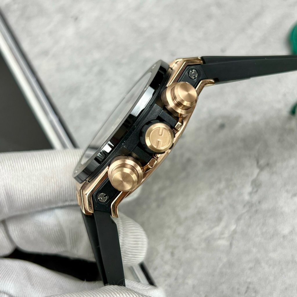 Hublot Big Bang Unico King Gold Black Ceramic Best Replica BBF 44mm (9)