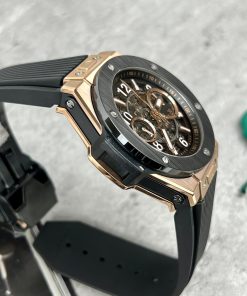 Hublot Big Bang Unico King Gold Black Ceramic Best Replica BBF 44mm (9)