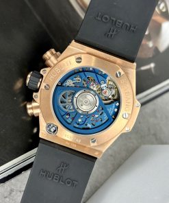 Hublot Big Bang Unico King Gold Blue Ceramic Best Replica BBF 44mm (9)