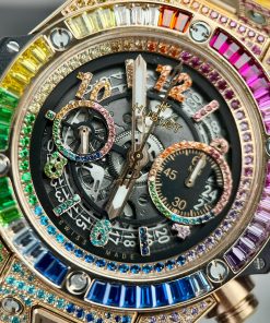 Hublot Big Bang Unico Rainbow King Gold Replica Watches BBF 42mm (2)