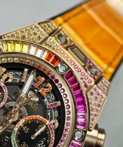 Hublot Big Bang Unico Rainbow King Gold Replica Watches BBF 42mm (2)