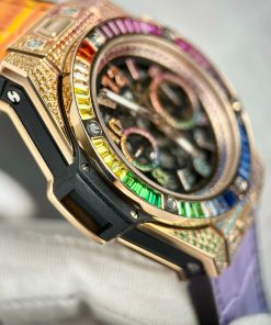 Hublot Big Bang Unico Rainbow King Gold Replica Watches BBF 42mm (2)