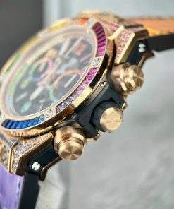 Hublot Big Bang Unico Rainbow King Gold Replica Watches BBF 42mm (2)