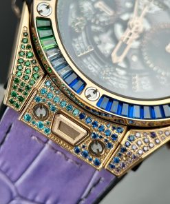 Hublot Big Bang Unico Rainbow King Gold Replica Watches BBF 42mm (2)