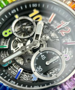 Hublot Big Bang Unico Rainbow Titanium Replica Watches BBF 42mm (5)