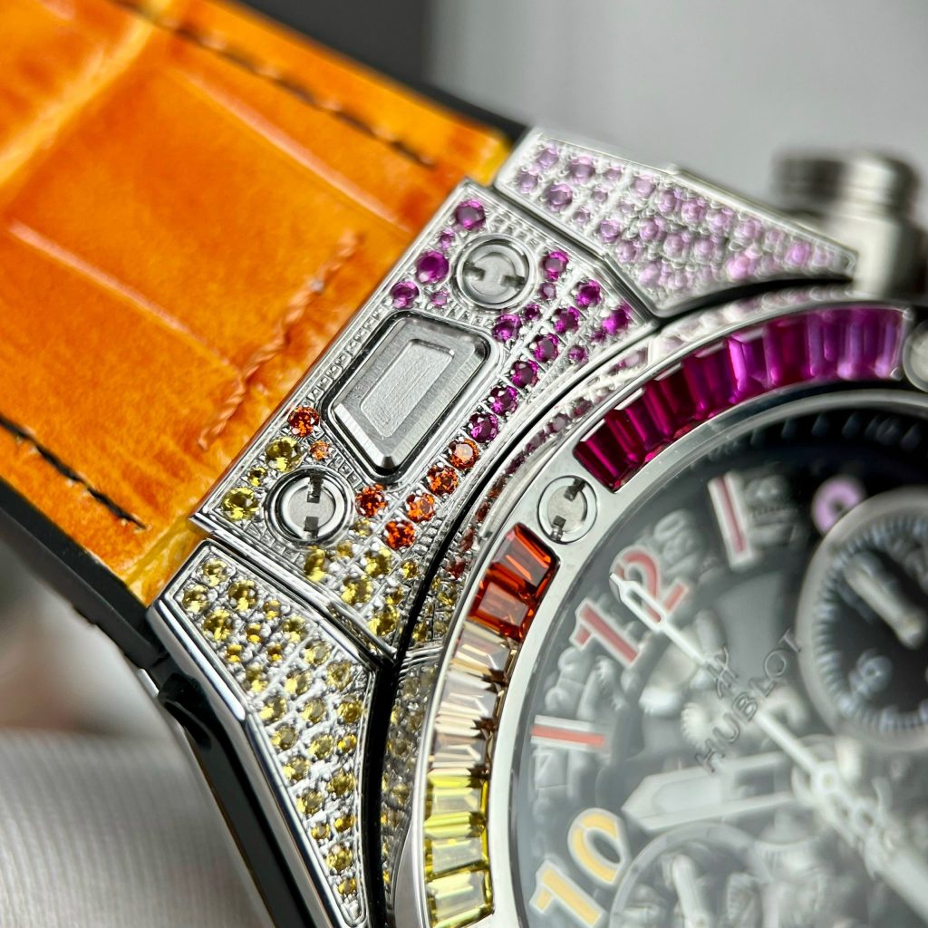 Hublot Big Bang Unico Rainbow Titanium Replica Watches BBF 42mm (5)