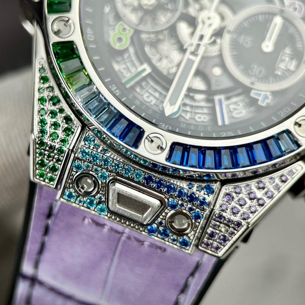 Hublot Big Bang Unico Rainbow Titanium Replica Watches BBF 42mm (5)