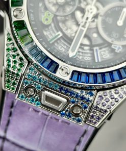 Hublot Big Bang Unico Rainbow Titanium Replica Watches BBF 42mm (5)
