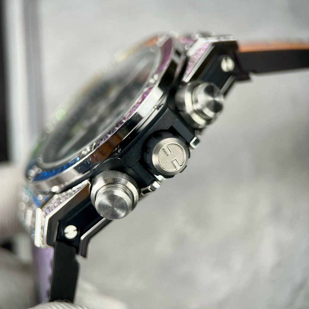 Hublot Big Bang Unico Rainbow Titanium Replica Watches BBF 42mm (5)