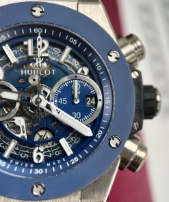Hublot Big Bang Unico Replica Watches Titanium Blue Demi BBF 44mm (1)