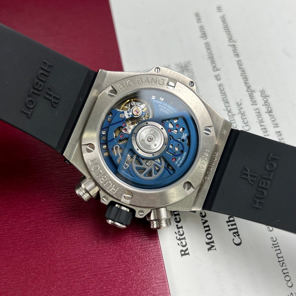Hublot Big Bang Unico Replica Watches Titanium Blue Demi BBF 44mm (1)