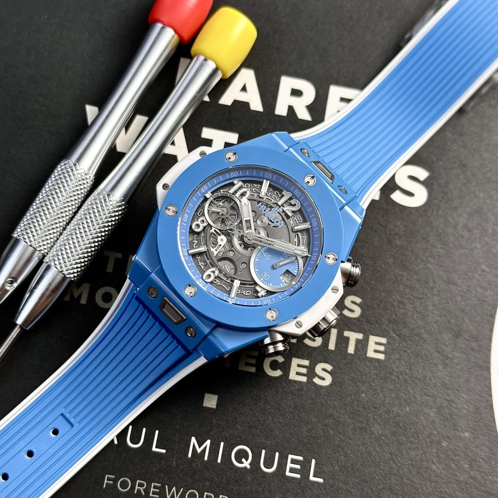 Hublot Big Bang Unico Sky Blue Replica Watches BBF Factory (2)