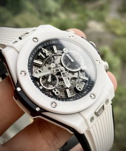 Hublot Big Bang Unico White Ceramic Replica Watch BBF Factory (11)