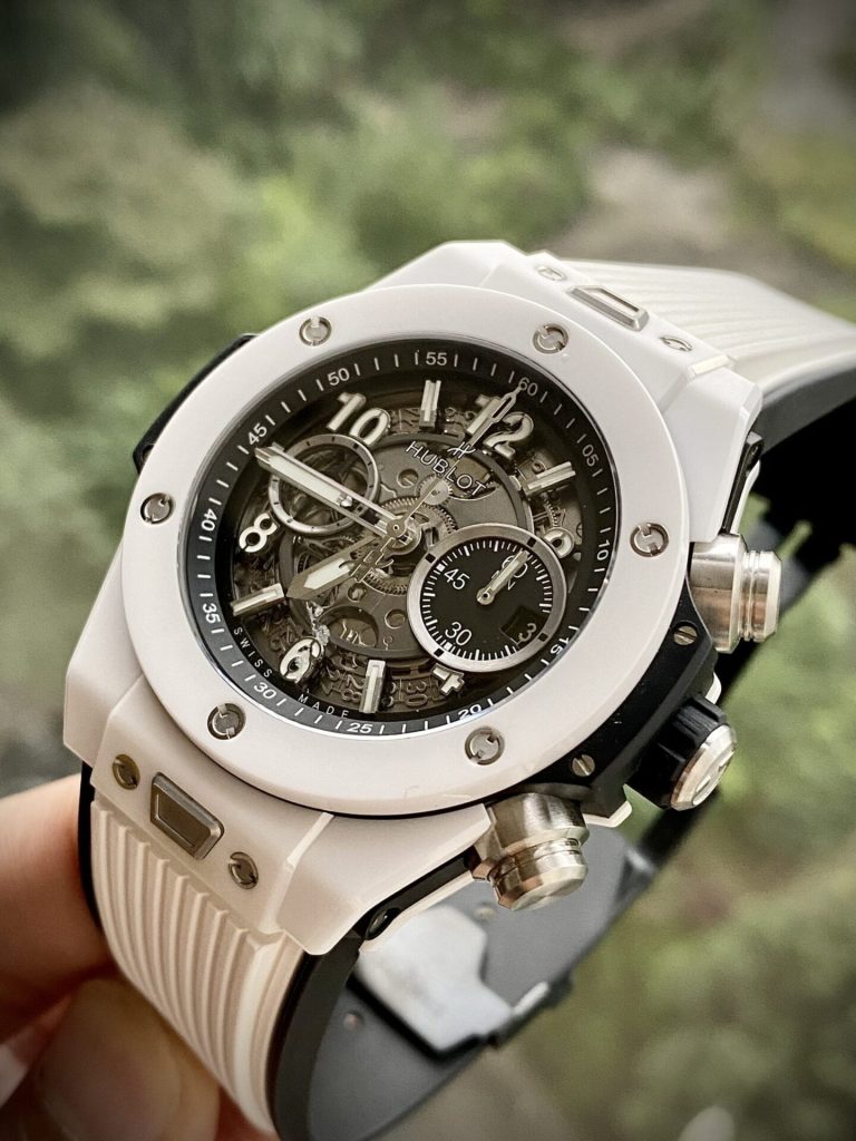Hublot Big Bang Unico White Ceramic Replica Watch BBF Factory (11)