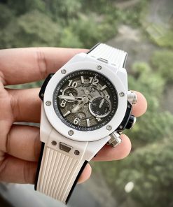 Hublot Big Bang Unico White Ceramic Replica Watch BBF Factory (11)