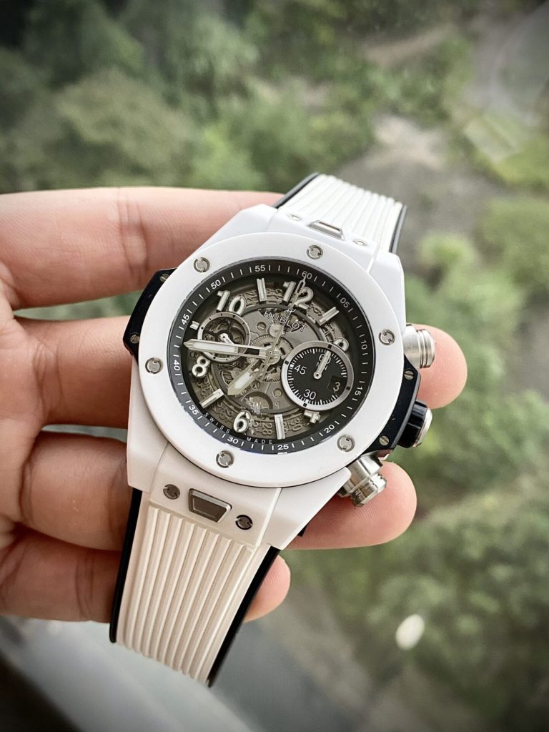 Hublot Big Bang Unico White Ceramic Replica Watch BBF Factory (11)